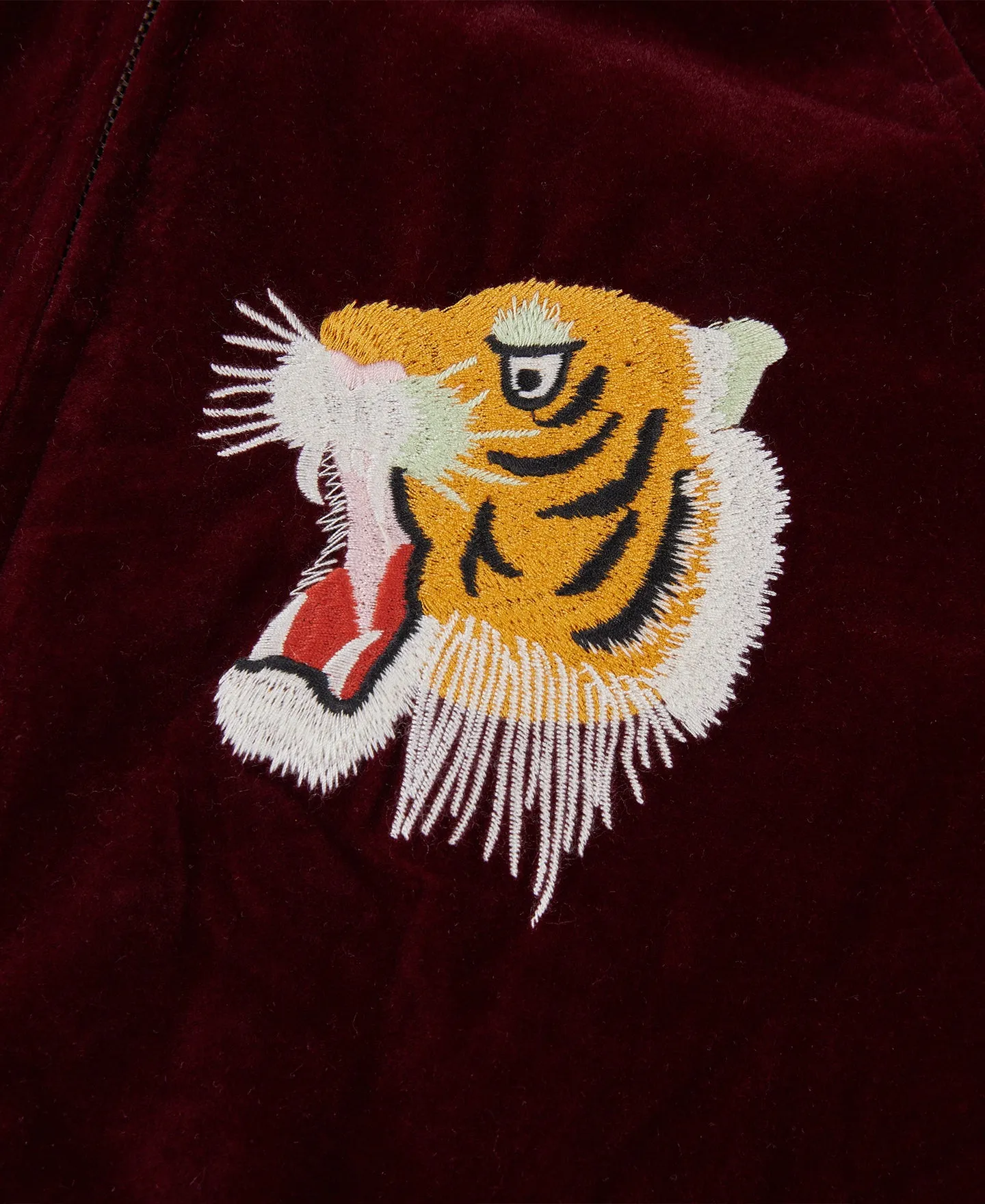 1950s Reversible Acetate Souvenir Jacket - Dragon Tiger Falcon