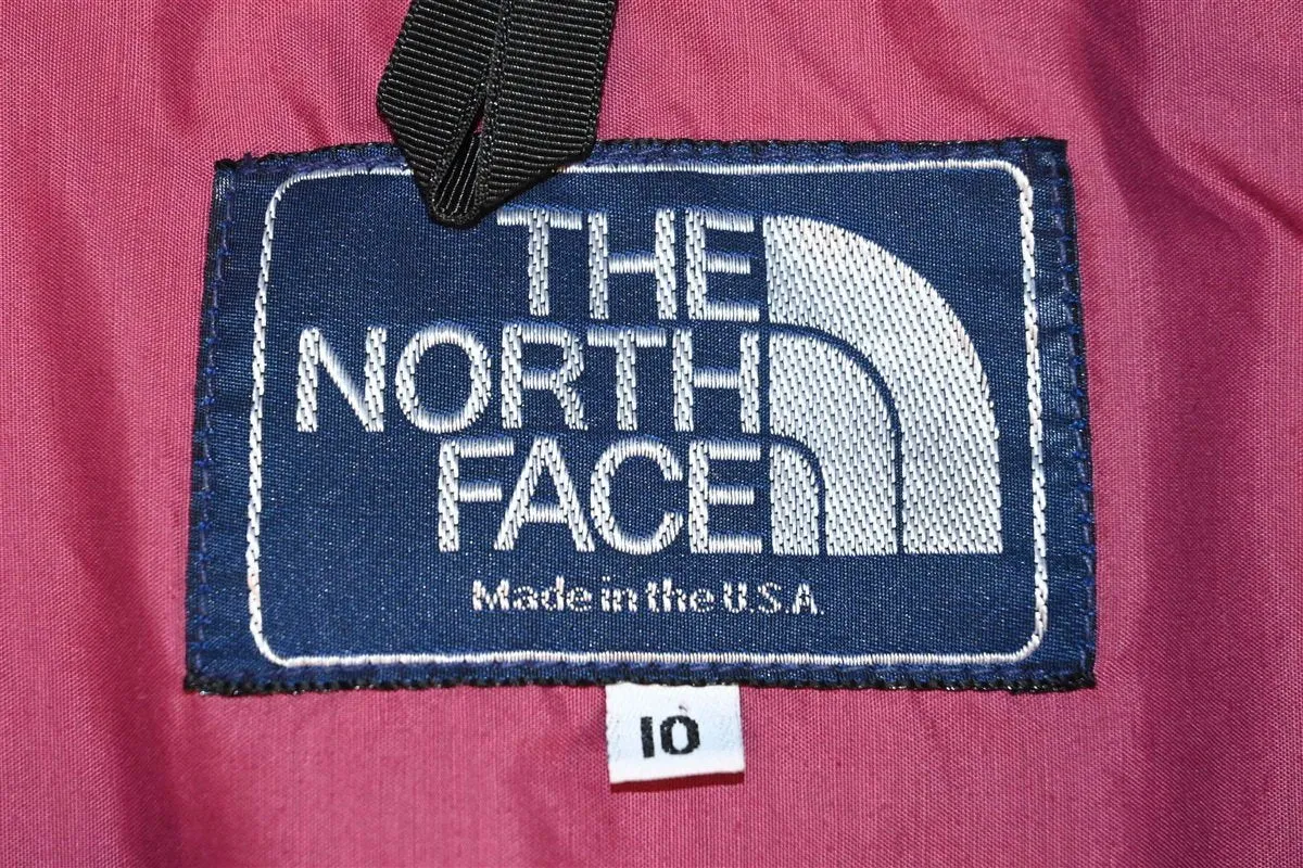 80s The North Face Maroon Down Fill Ski Vest Women's Medium