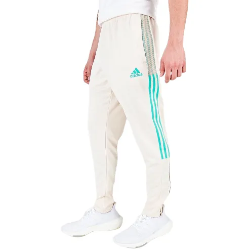 Adidas Men's Tiro Reflective Track Pants - Wonder White / Mint