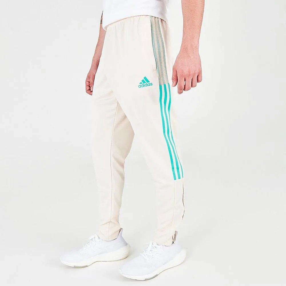 Adidas Men's Tiro Reflective Track Pants - Wonder White / Mint