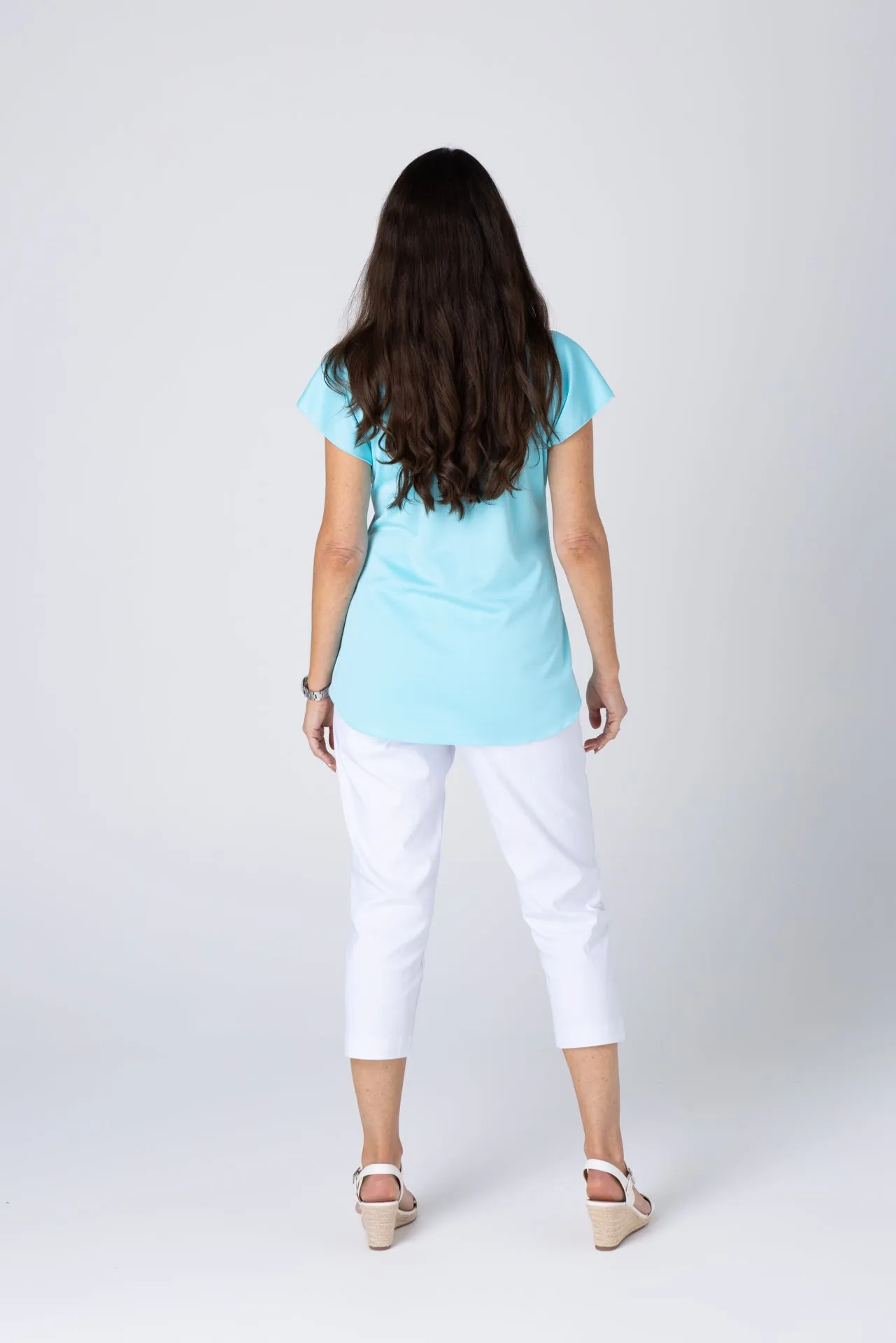 Aqua Activewear Short Sleeve Top