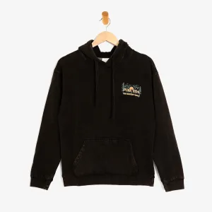 Black Stone Wash Outdoorsy Gals Hoodie