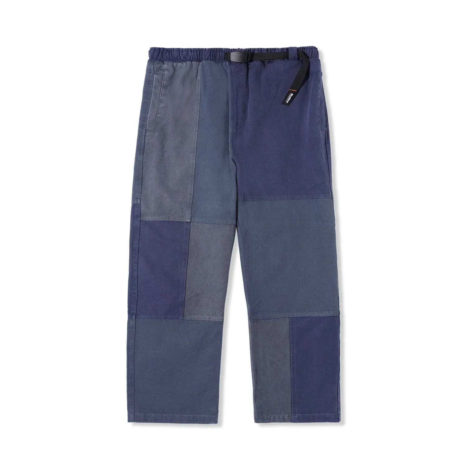 Butter Goods - Washed Canvas Patchwork Pants (Washed Navy) *SALE