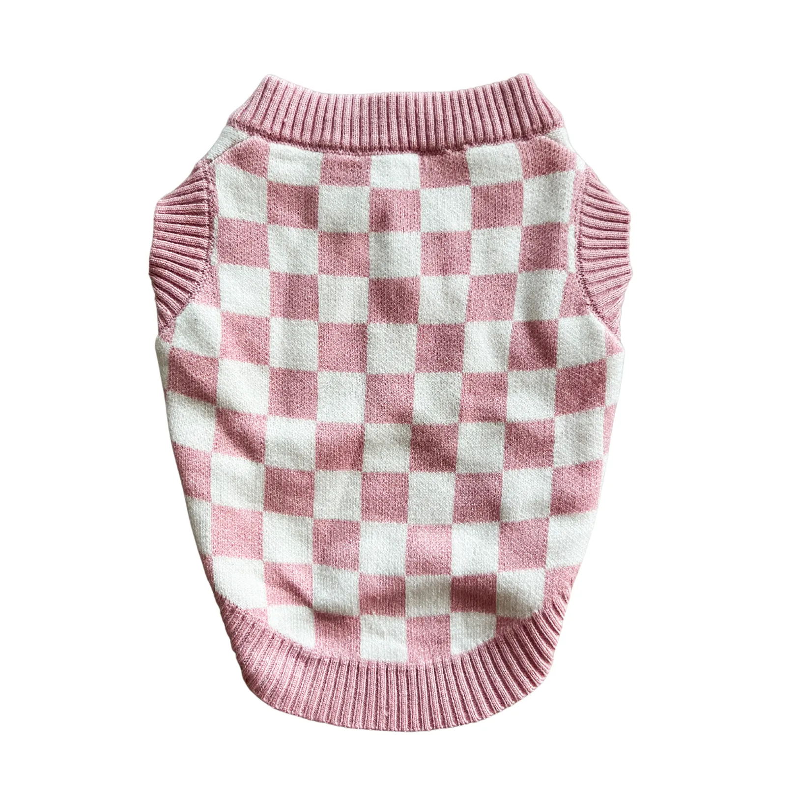 Checkered Sweater Vest