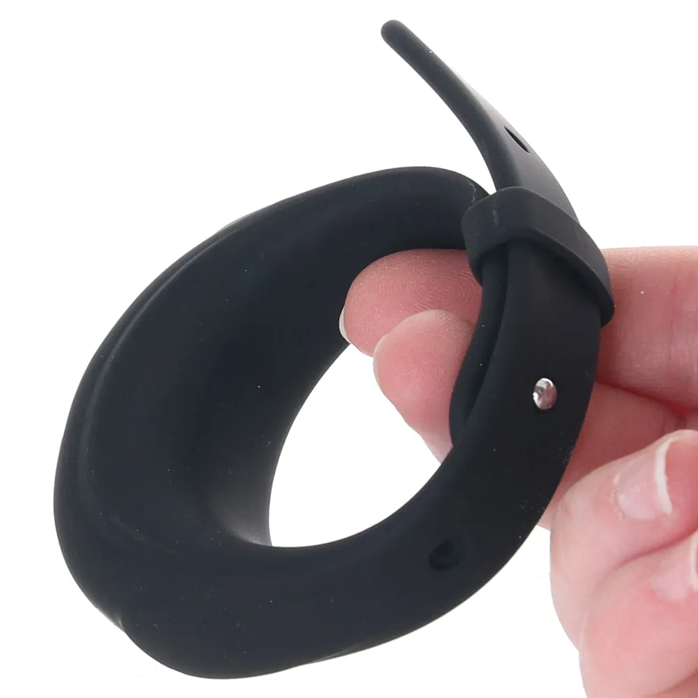 Cock Power Adjustable Belt Vibrating Ring