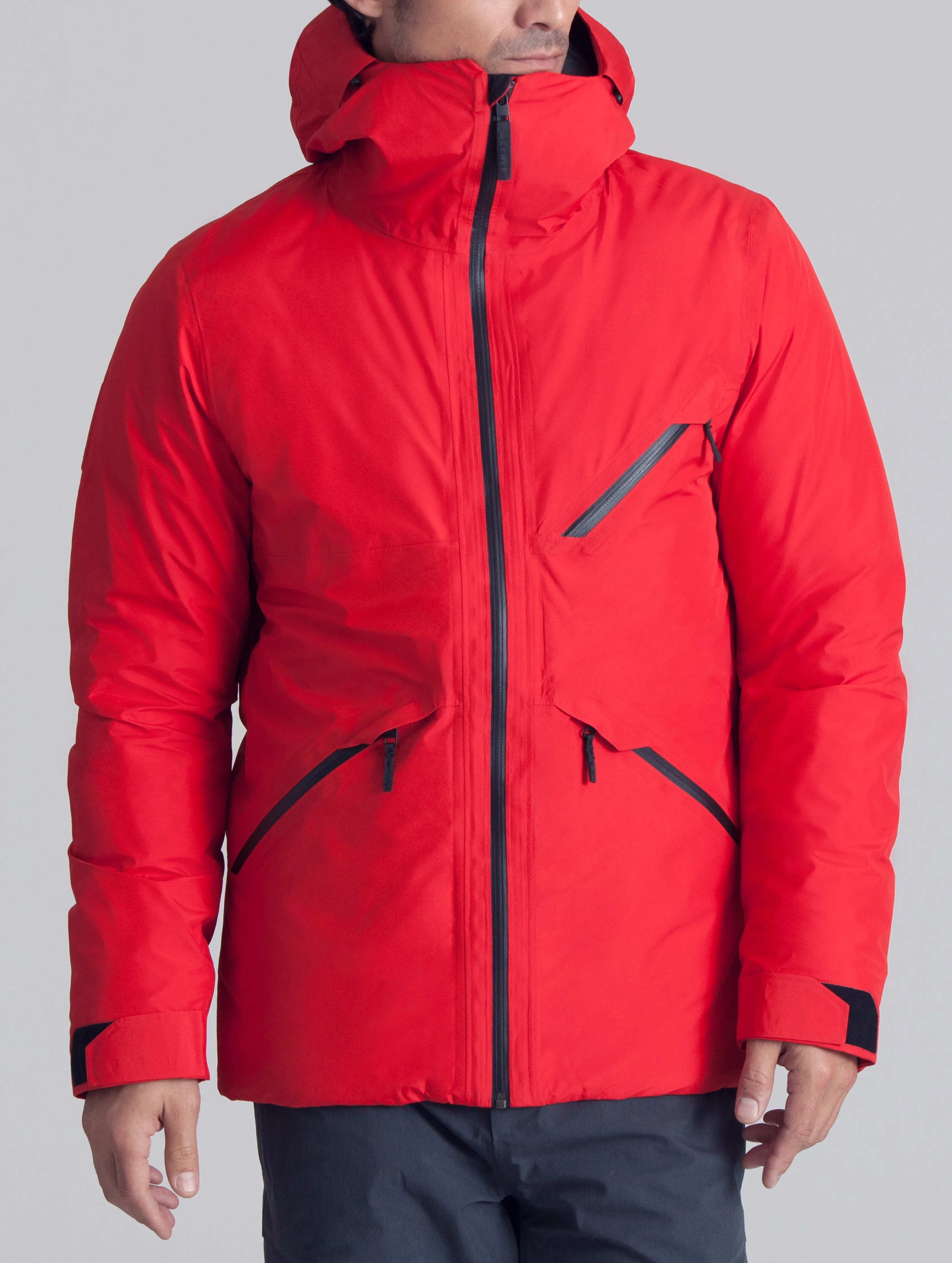 Crest Down Jacket - Poppy