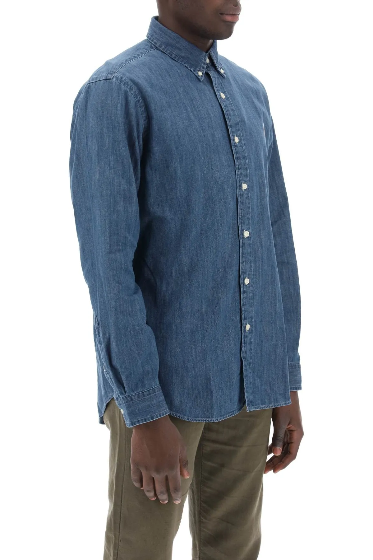 Custom Fit Shirt Lightweight Denim