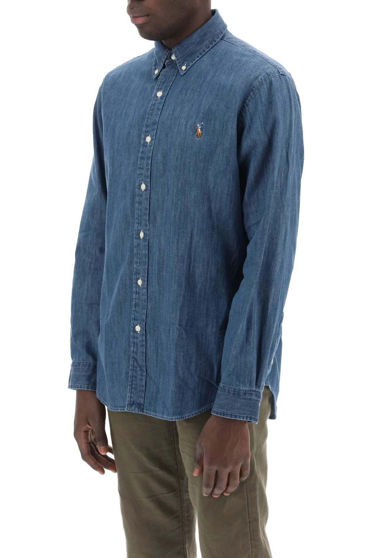 Custom Fit Shirt Lightweight Denim