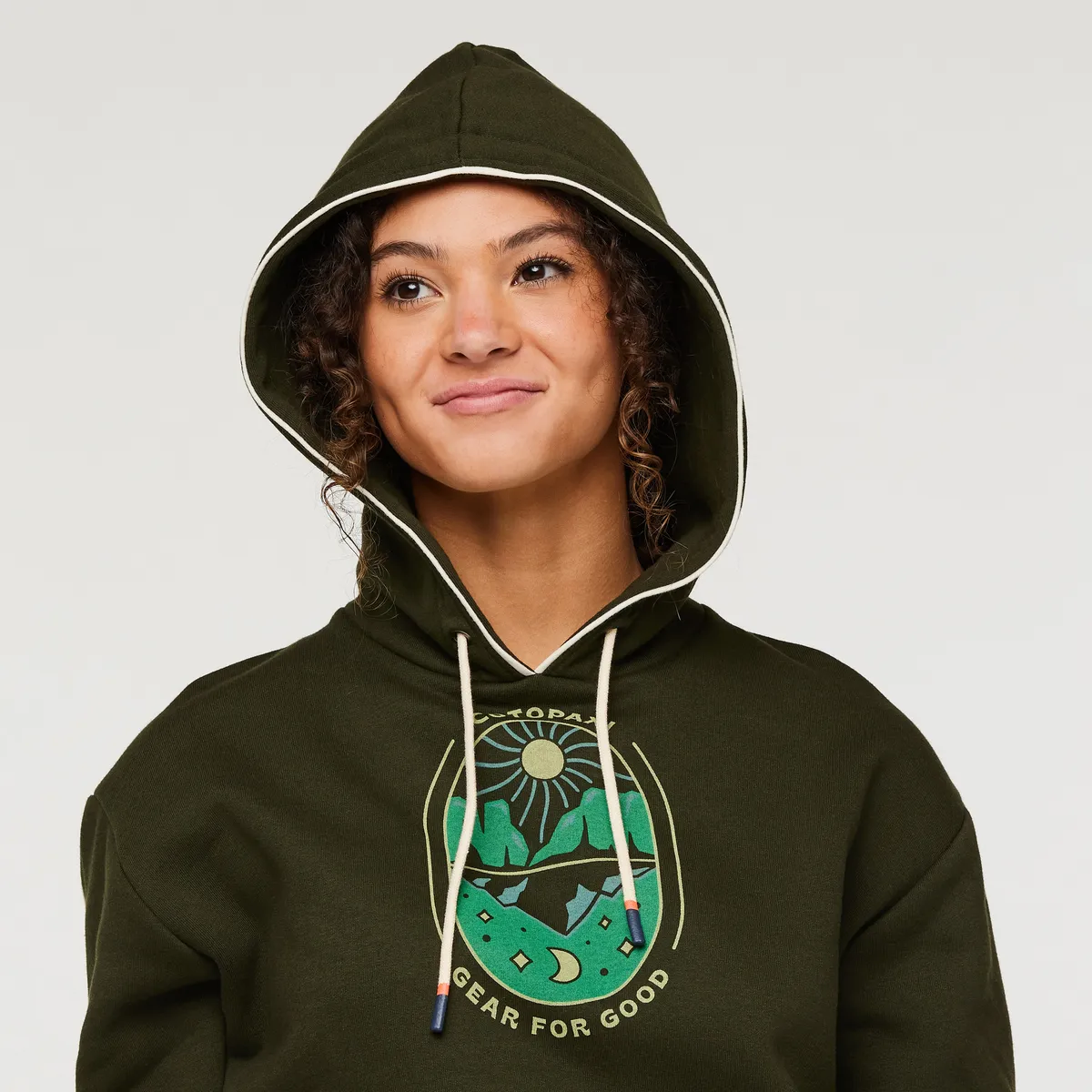 Day And Night Pullover Hoodie - Women's