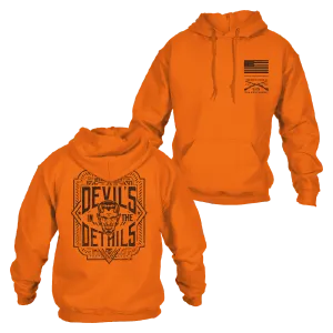 Devils In The Details Hoodie - Safety Orange