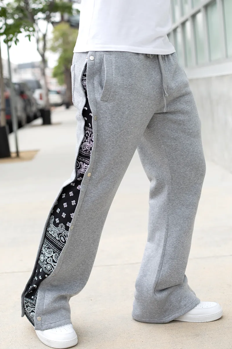 Flared Bandana Fleece Pants