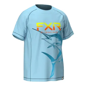 FXR Big Treble UPF T-Shirt Blue/Marlin