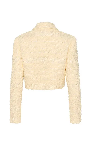 Gestuz Textured Cream Jacket