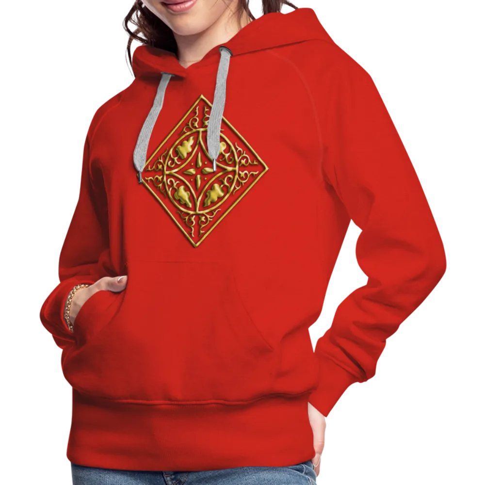 Gold Diamond 2 Women’s Premium Hoodie