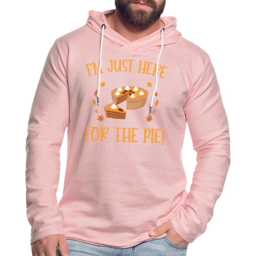 I'm Just Here For the Pie Lightweight Terry Hoodie