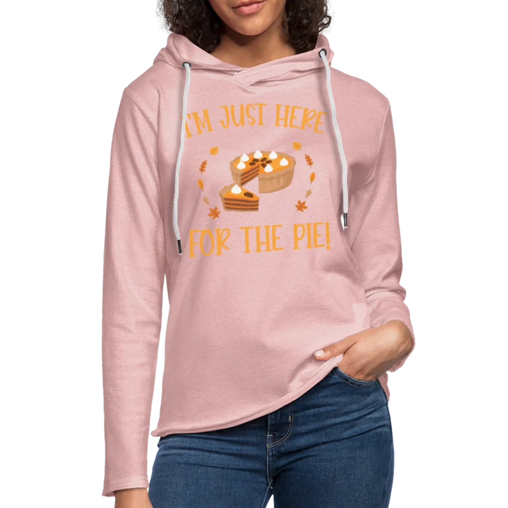 I'm Just Here For the Pie Lightweight Terry Hoodie