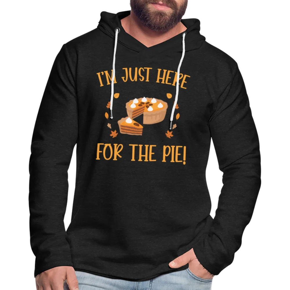 I'm Just Here For the Pie Lightweight Terry Hoodie