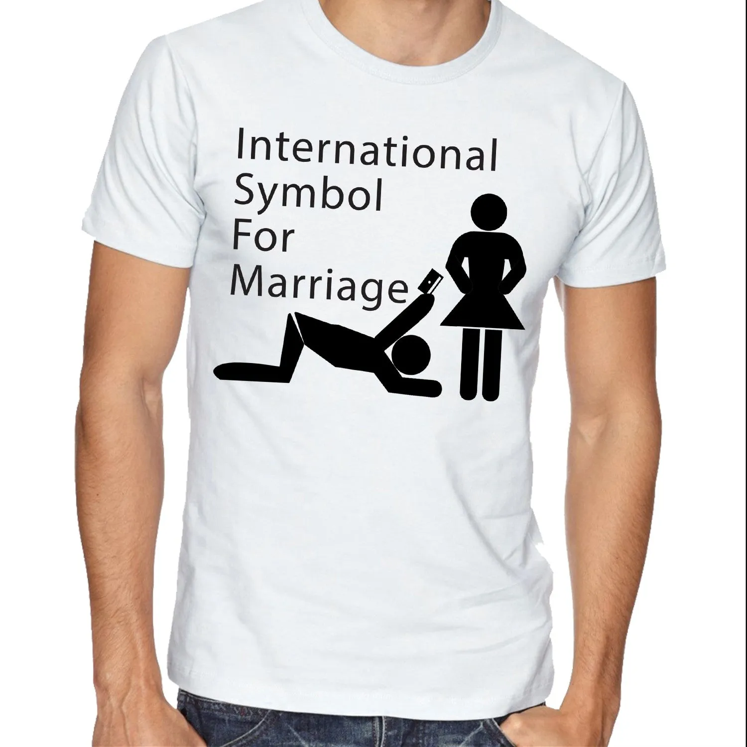 International Symbol for Marriage  T-shirt Funny Shirts