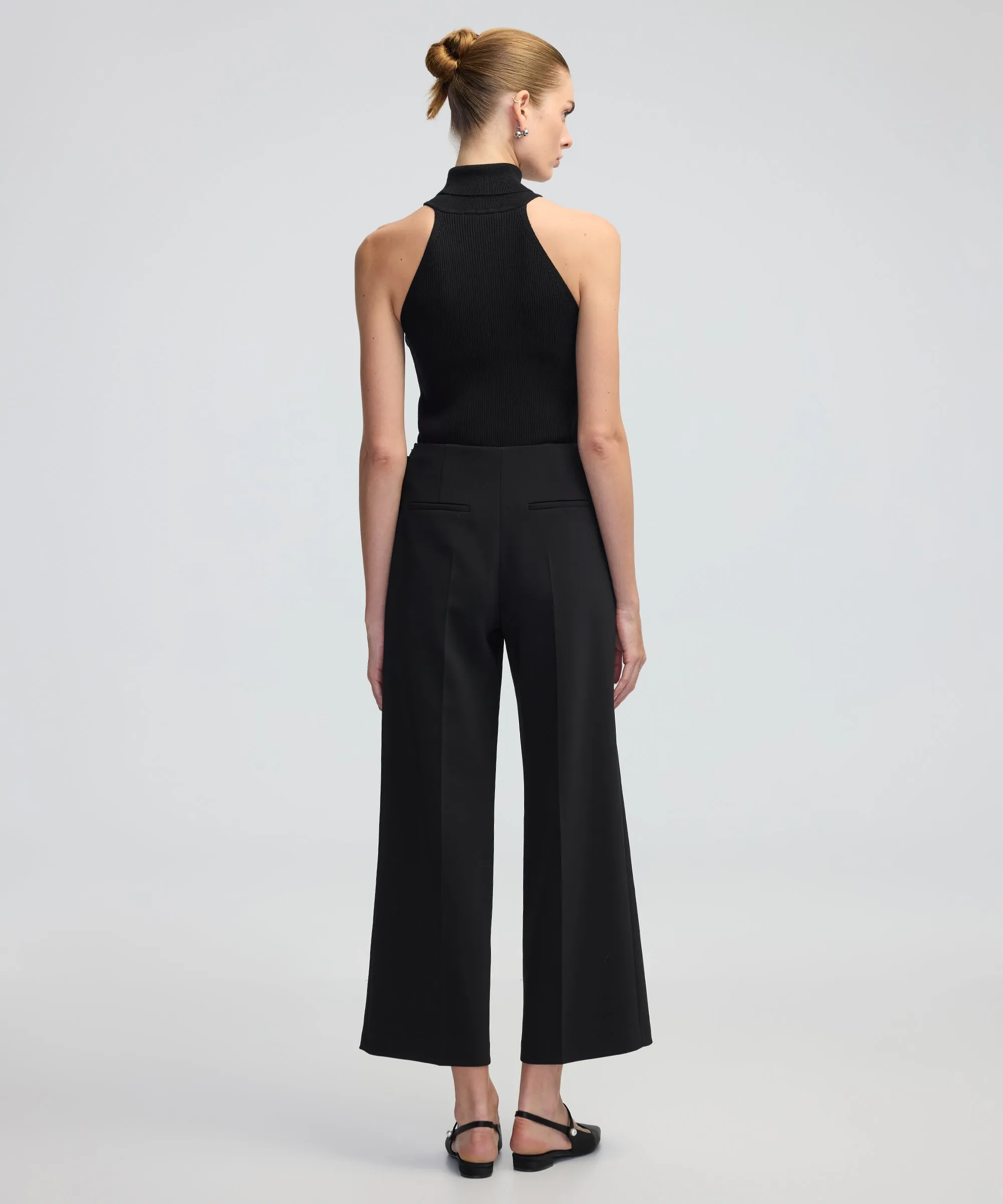 Ipekyol Asymmetrical Belted Trousers Black