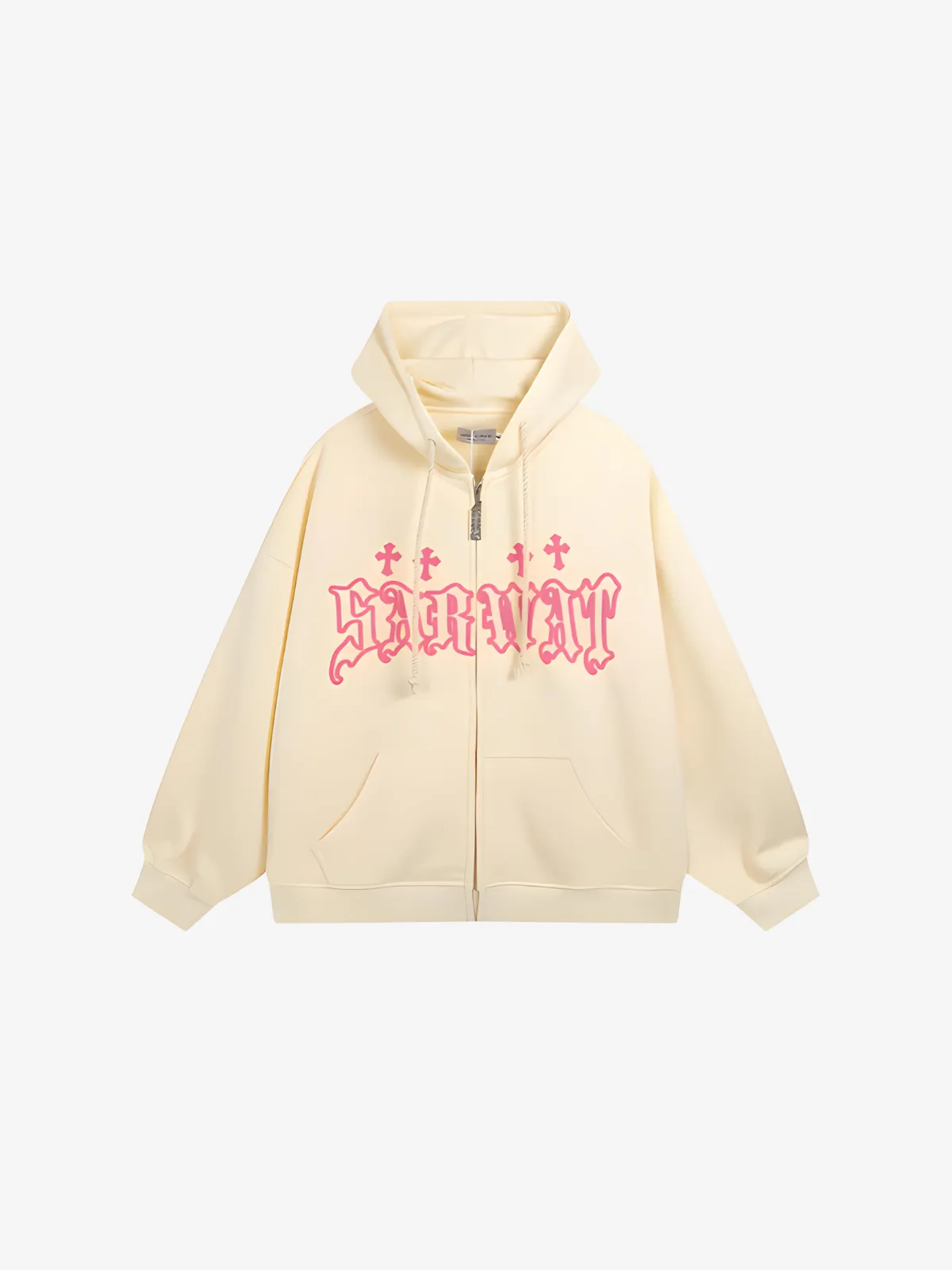 KG Foam-Lettered Zip Up Hoodie