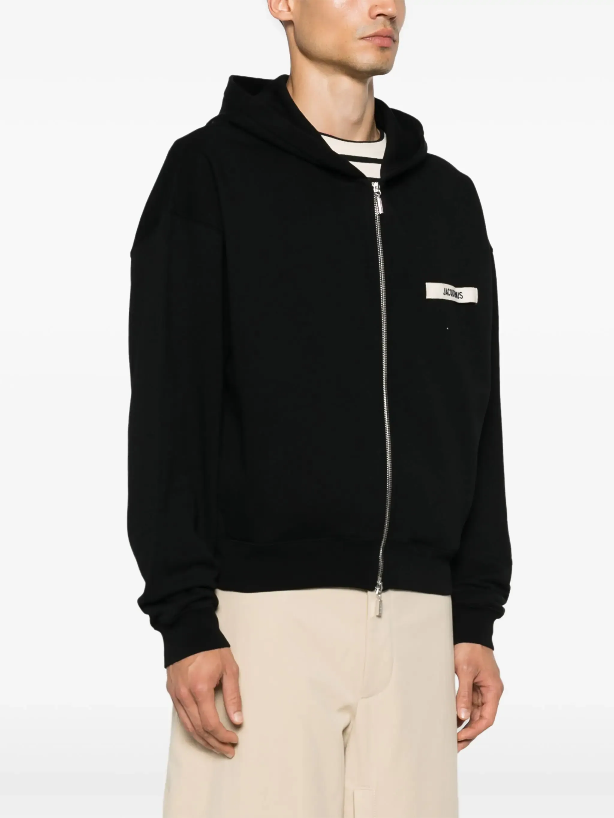 Le hoodie Gros Grain zippe