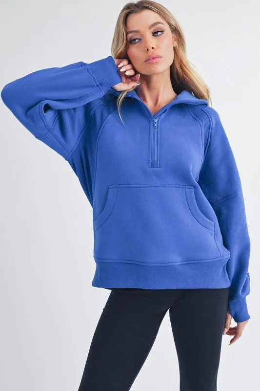 Long Drea Half-Zip Hoodie