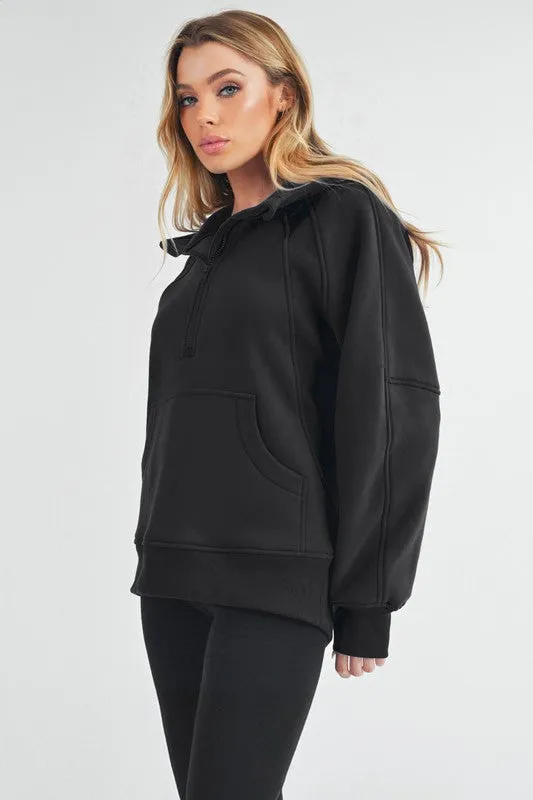 Long Drea Half-Zip Hoodie