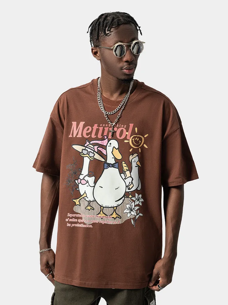 Men'S Duck Print T-Shirts