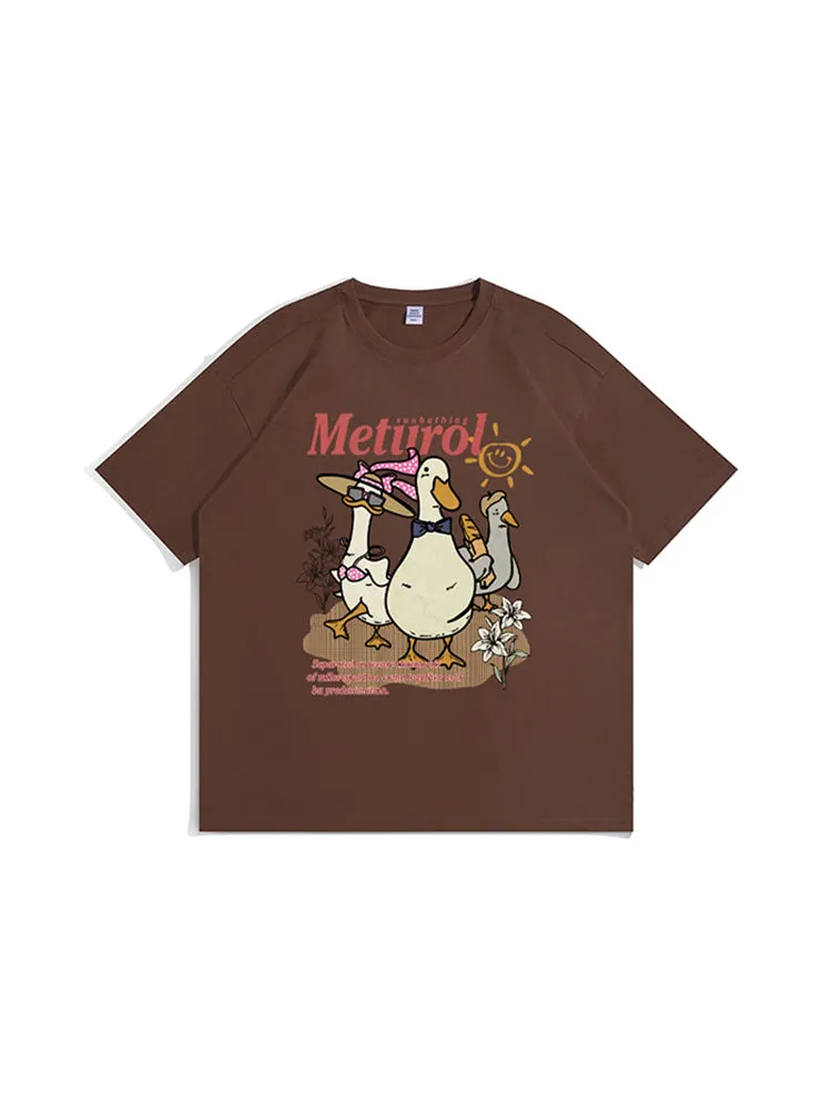 Men'S Duck Print T-Shirts