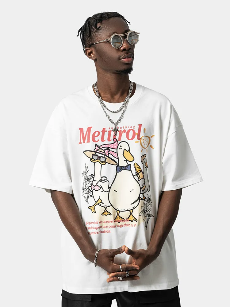 Men'S Duck Print T-Shirts