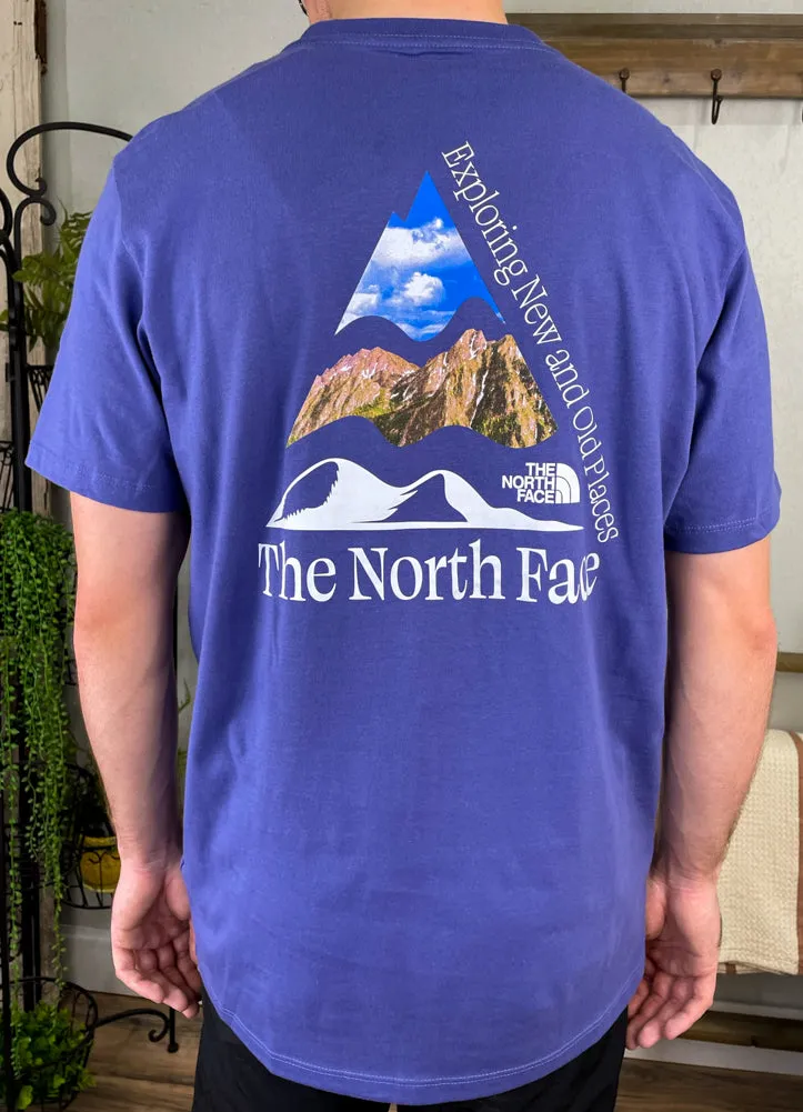 Men's S/S Places We Love Tee in Cave Blue by The North Face