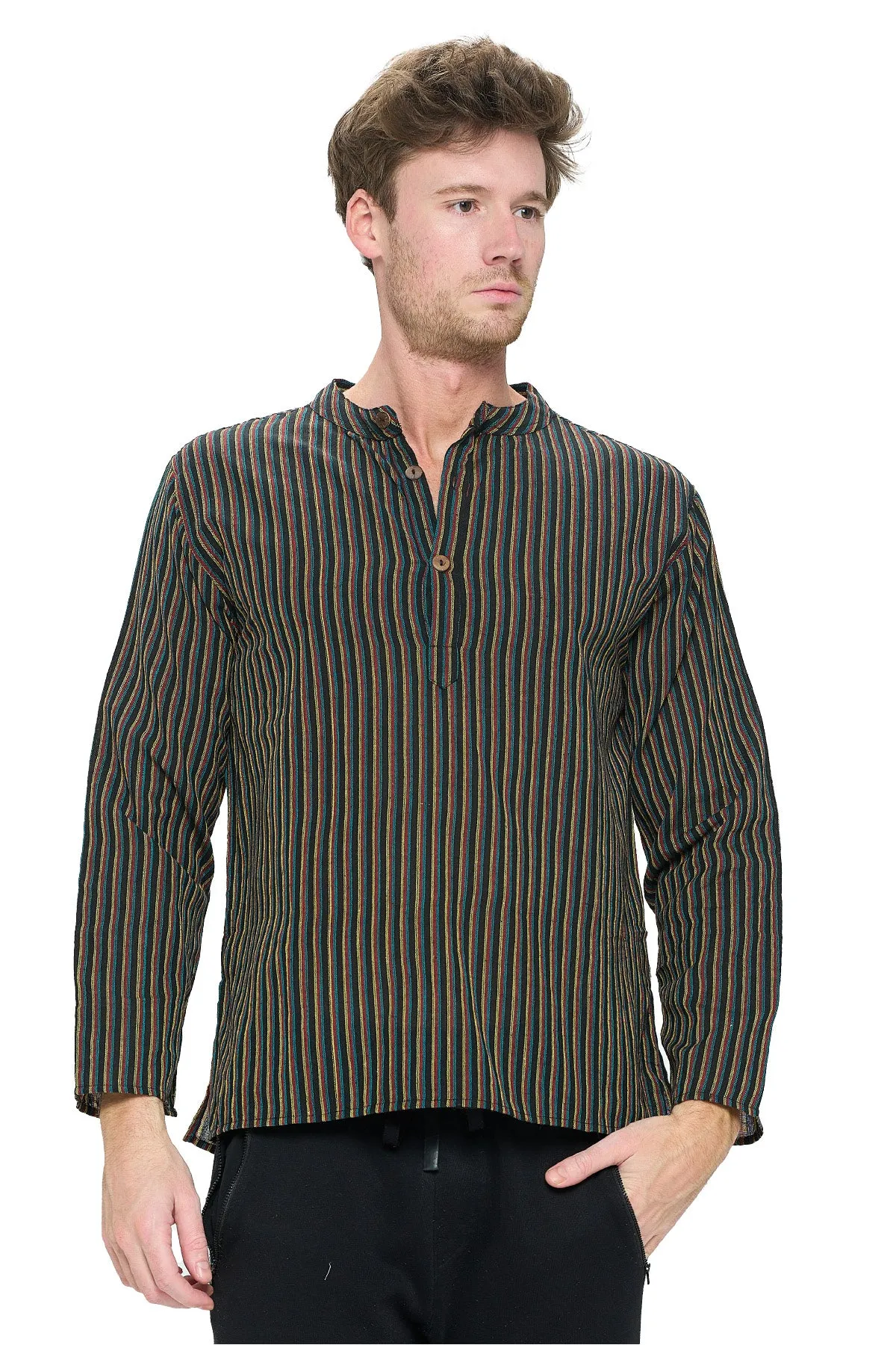 Men's Striped Kurta