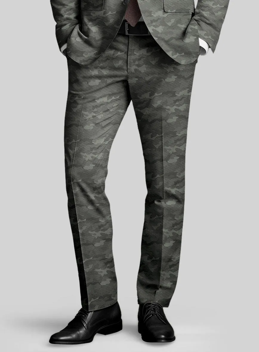 Modern Gray Camo Suit