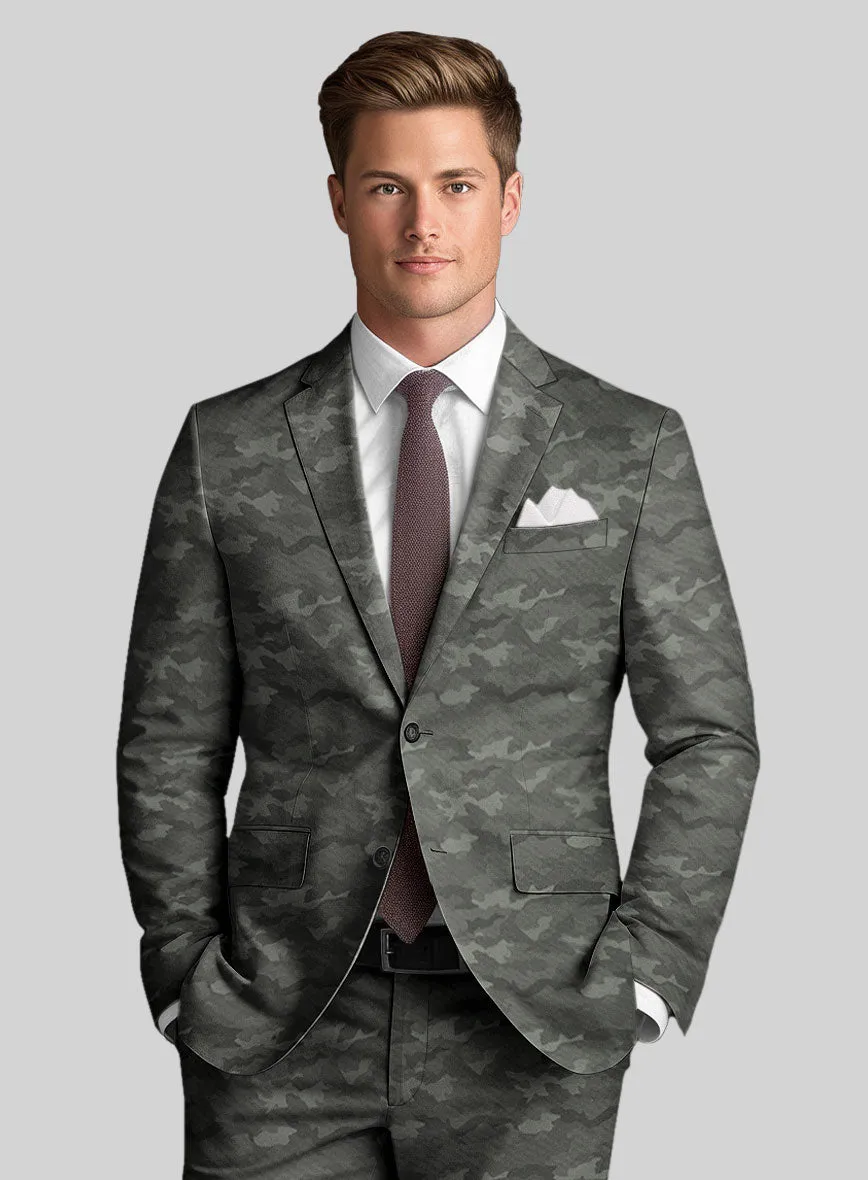 Modern Gray Camo Suit