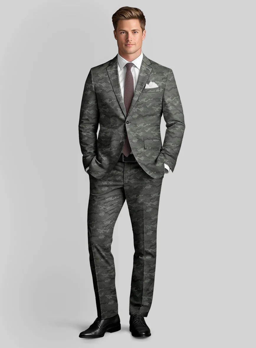 Modern Gray Camo Suit