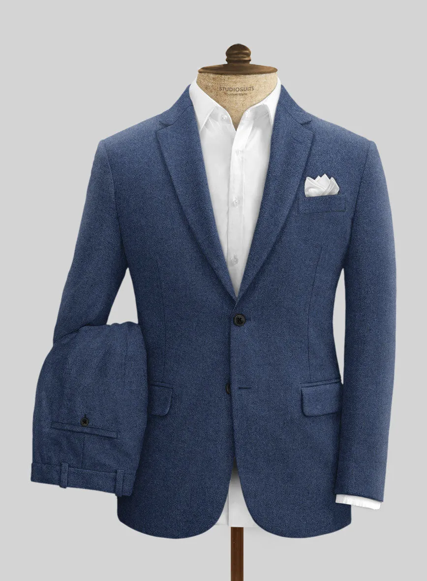 Naples Pacific Blue Tweed Suit