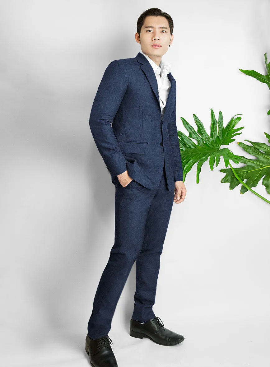 Naples Pacific Blue Tweed Suit