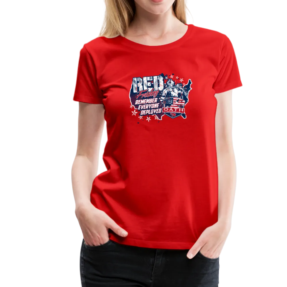 OATH RED Women’s Premium Lightweight Cotton T-Shirt