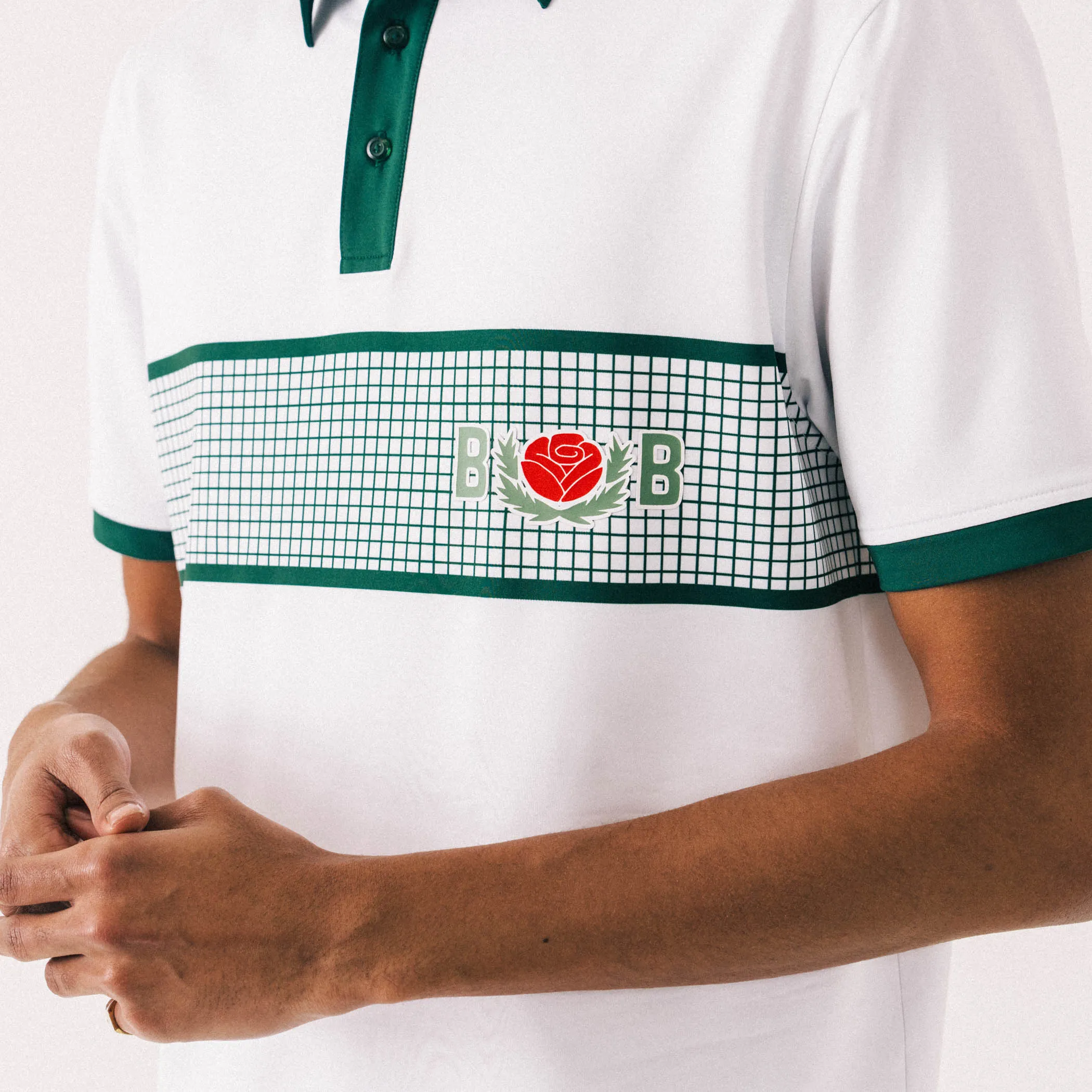 Pickleball Athletic Polo - White