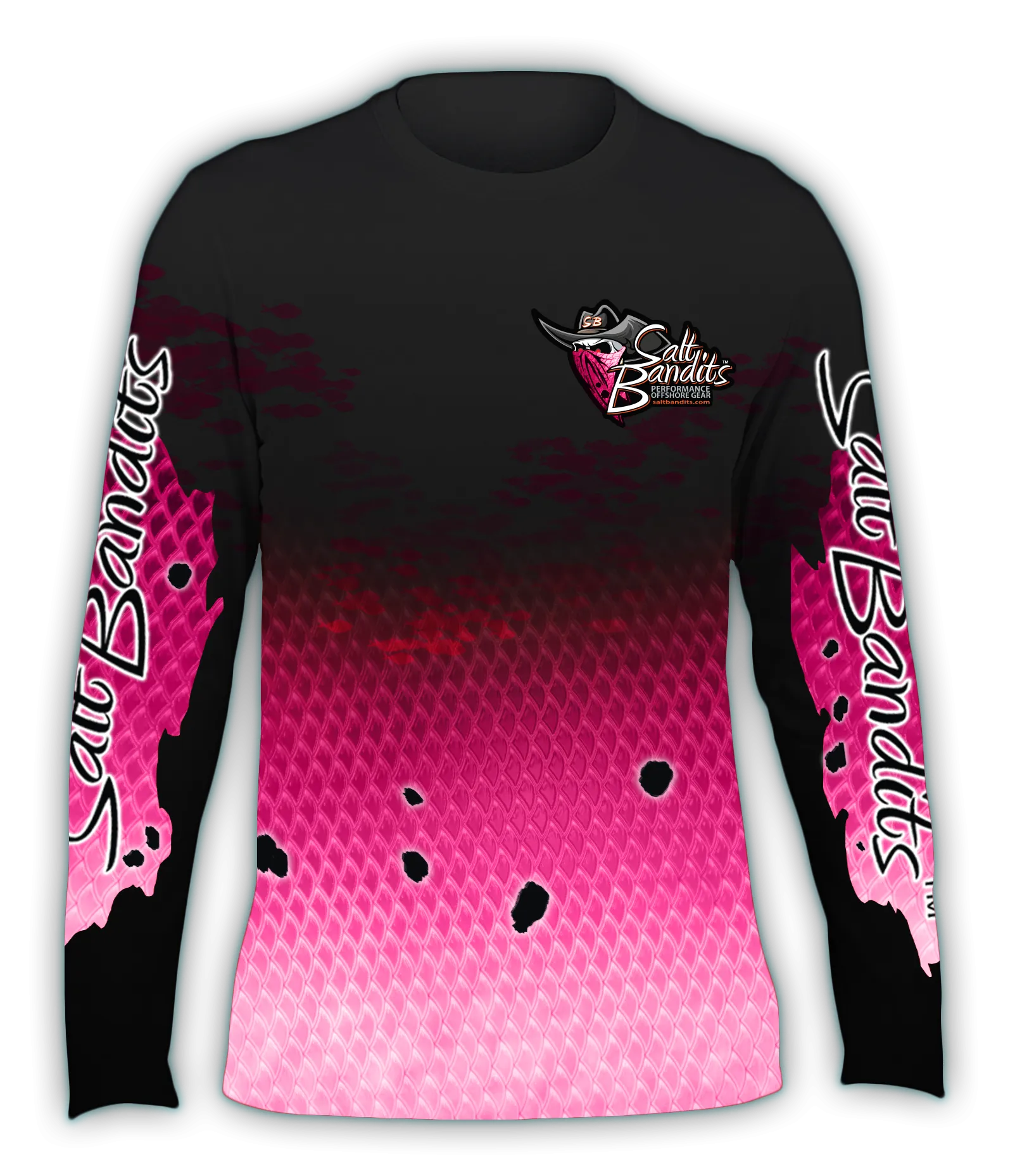 Salt Bandits™ Pink Slam Performance Long Sleeve T-shirt