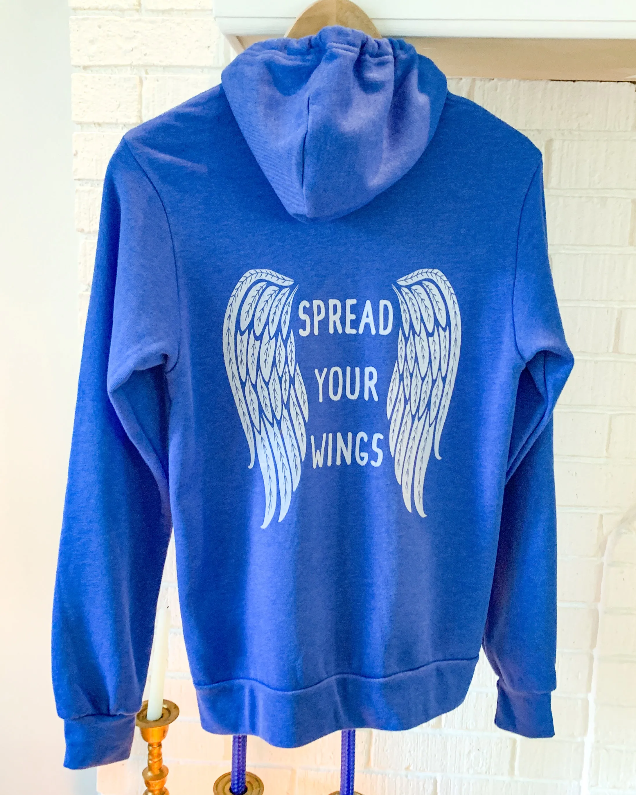 Spread Your Wings - Royal Unisex Fleece Hoodie