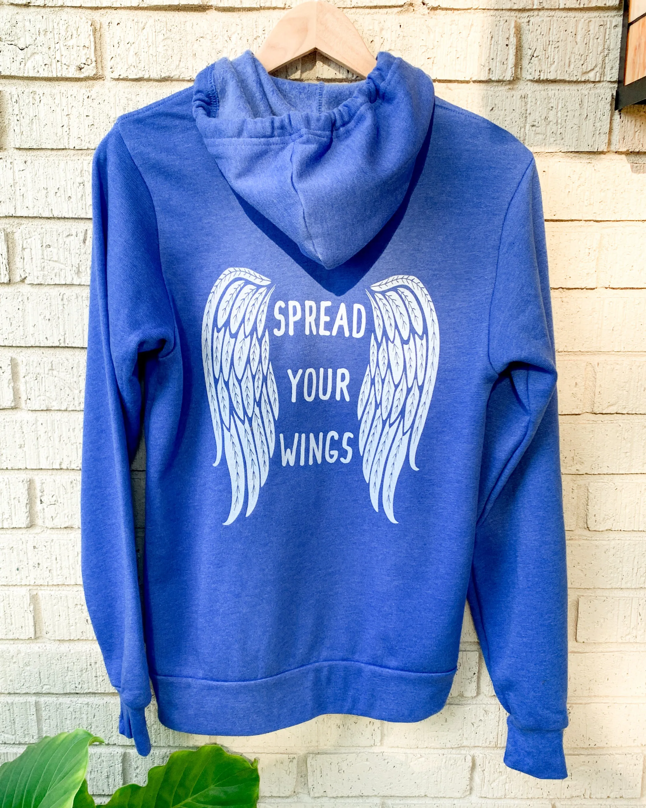 Spread Your Wings - Royal Unisex Fleece Hoodie