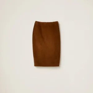 Suede Skirt