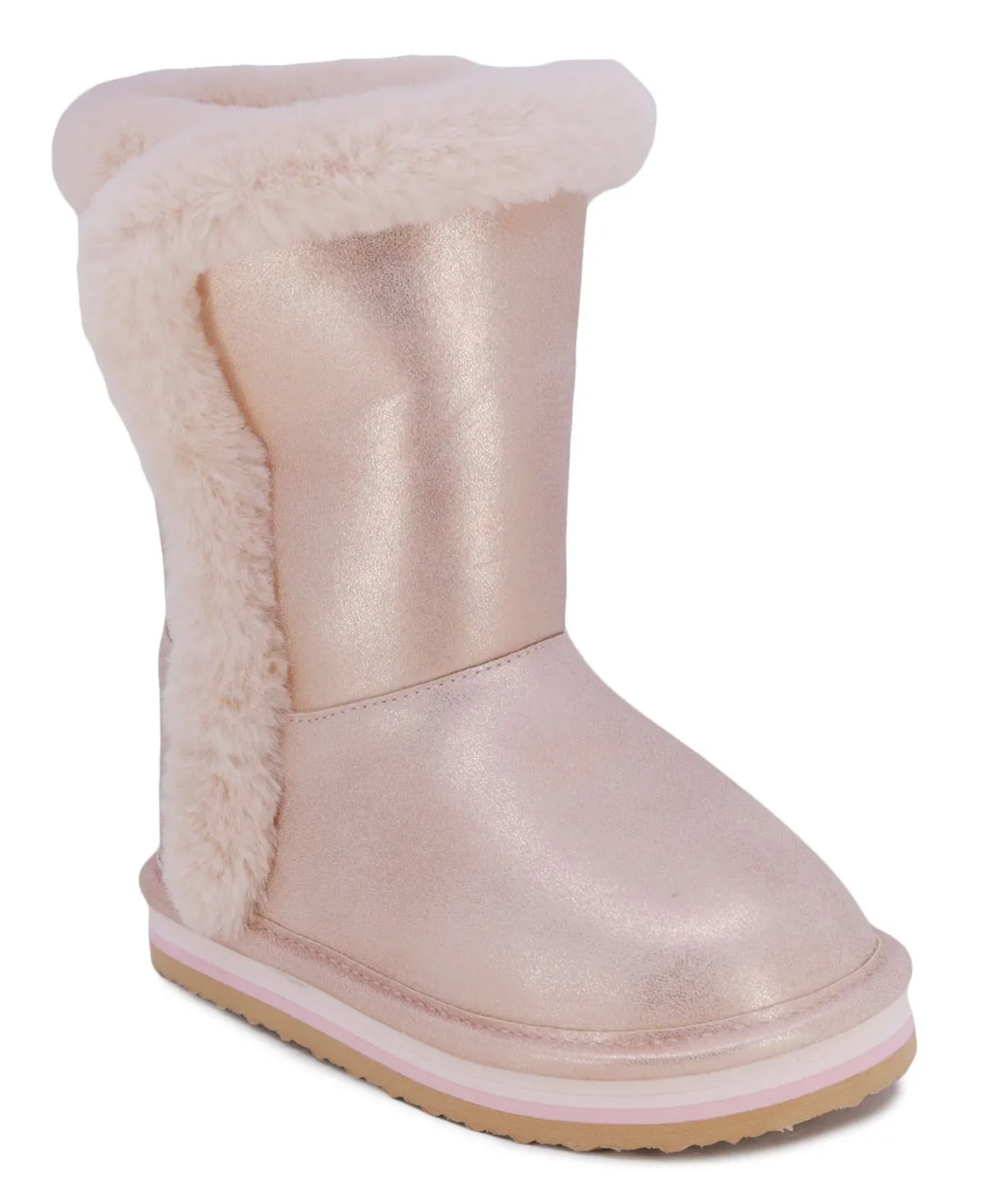 Sugar Girls Milhoja Cozy Boot – Rose Gold, Size 5M