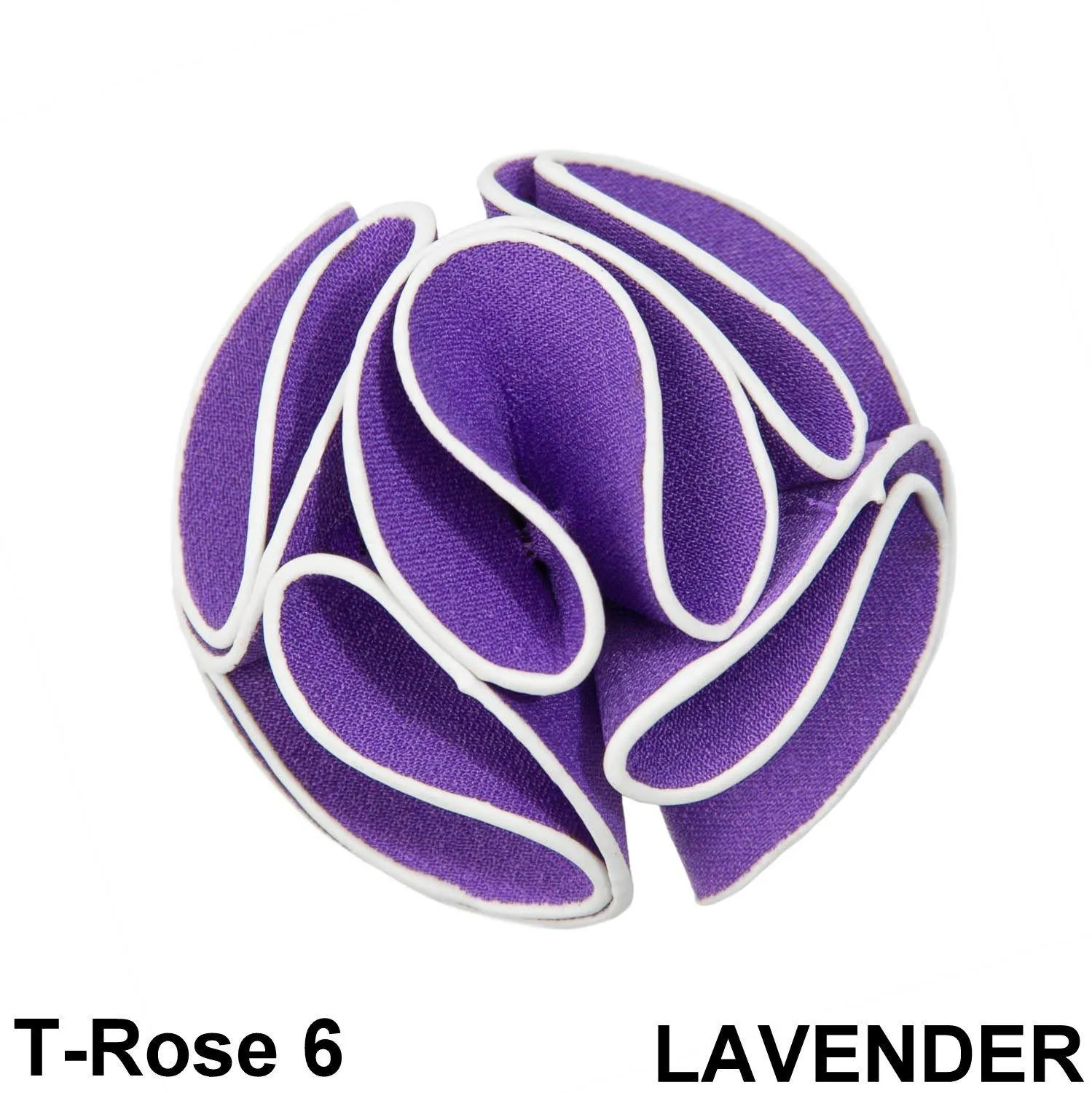 Vittorio Vico Unisex Trim Rose Flower Lapel Pin