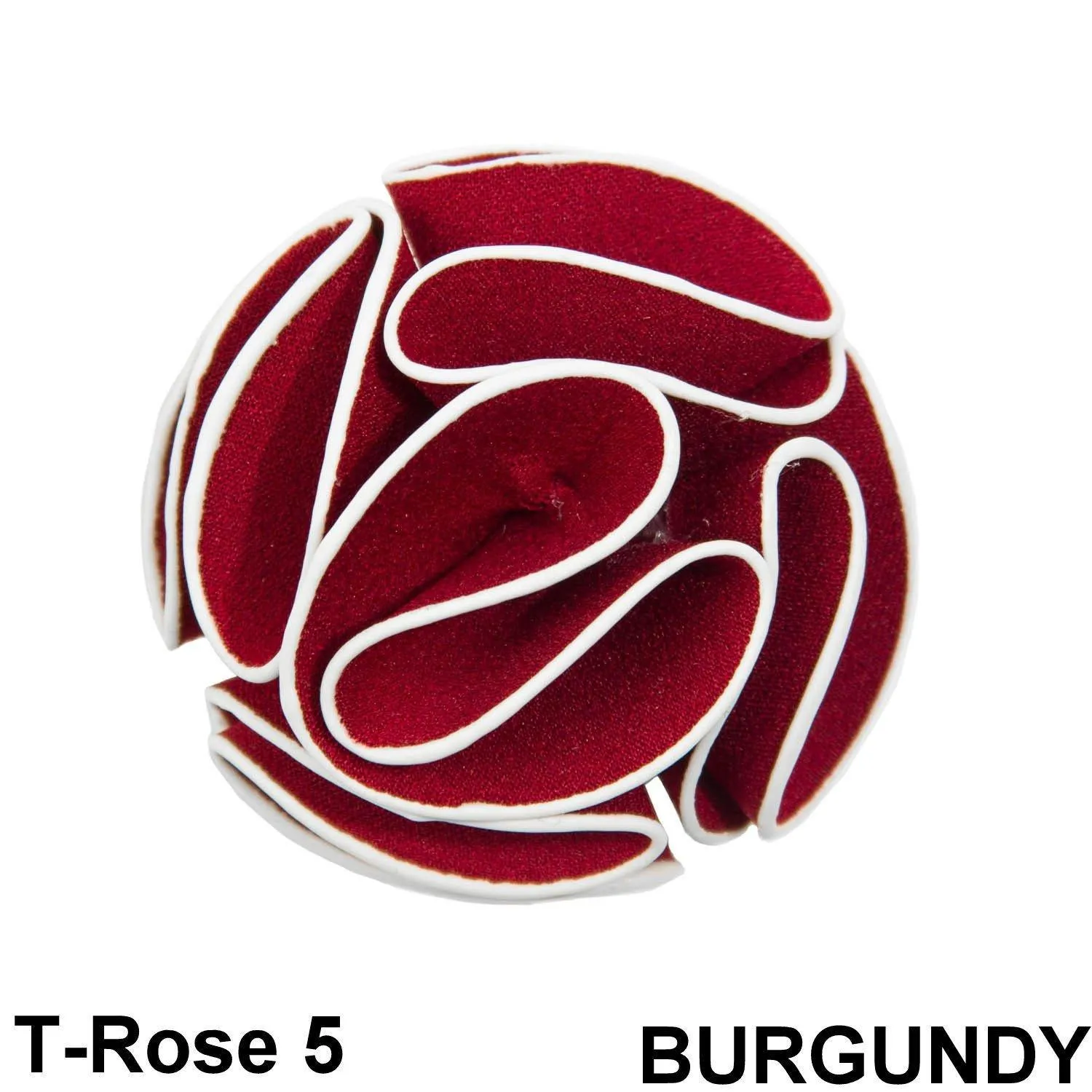 Vittorio Vico Unisex Trim Rose Flower Lapel Pin