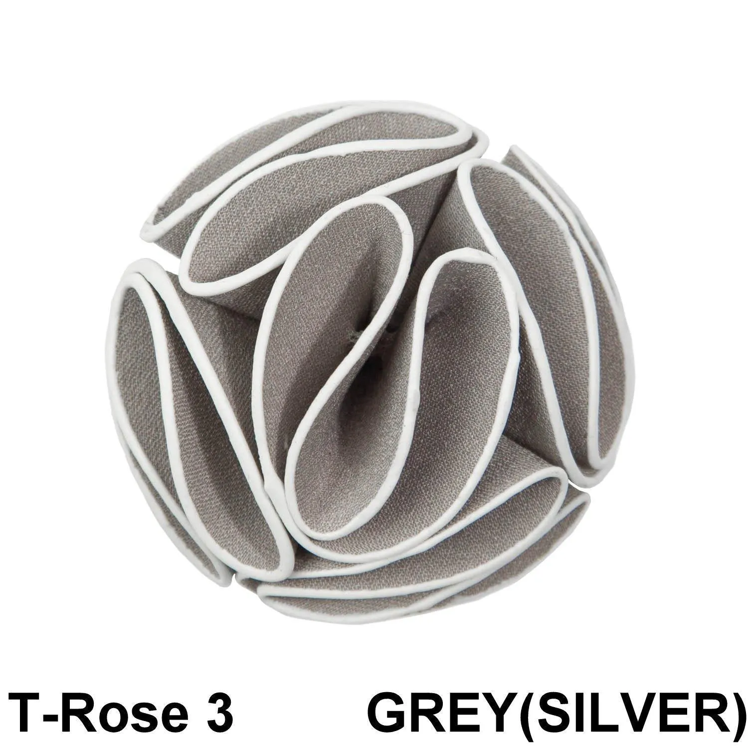 Vittorio Vico Unisex Trim Rose Flower Lapel Pin