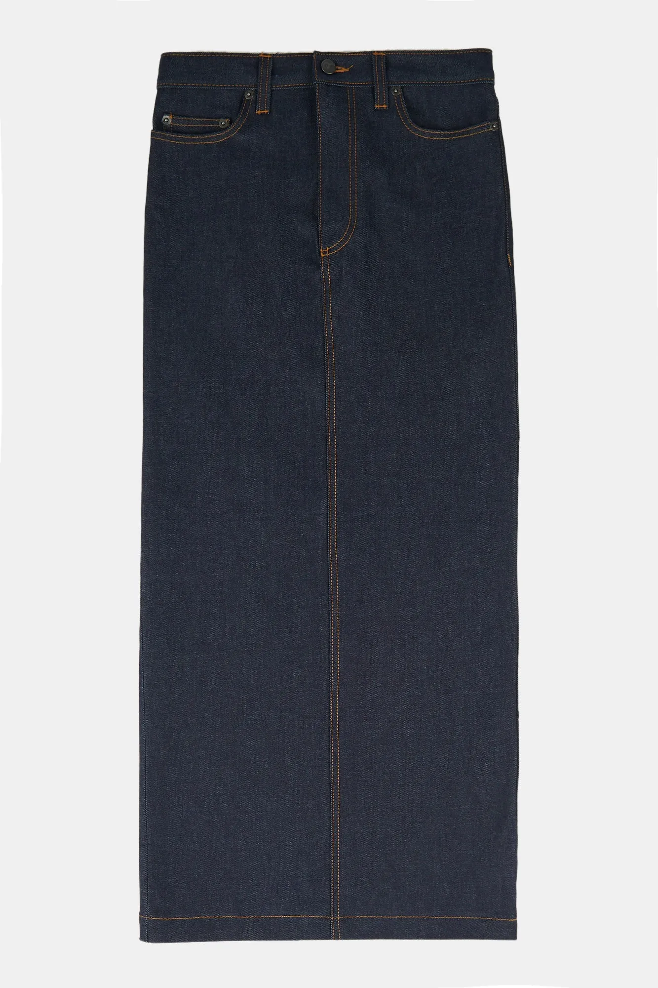 Women's Frankie Denim Maxi Skirt - Indigo