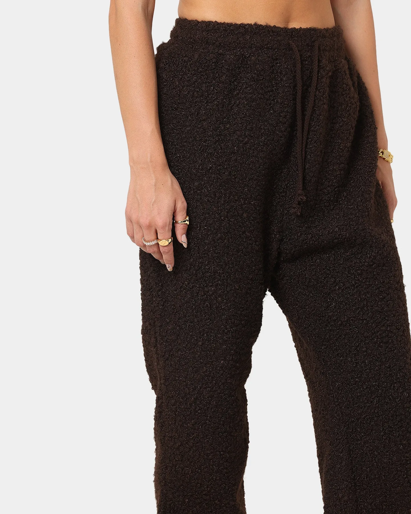 XXIII Women's Saskia Sherpa Track Pants Chocolate