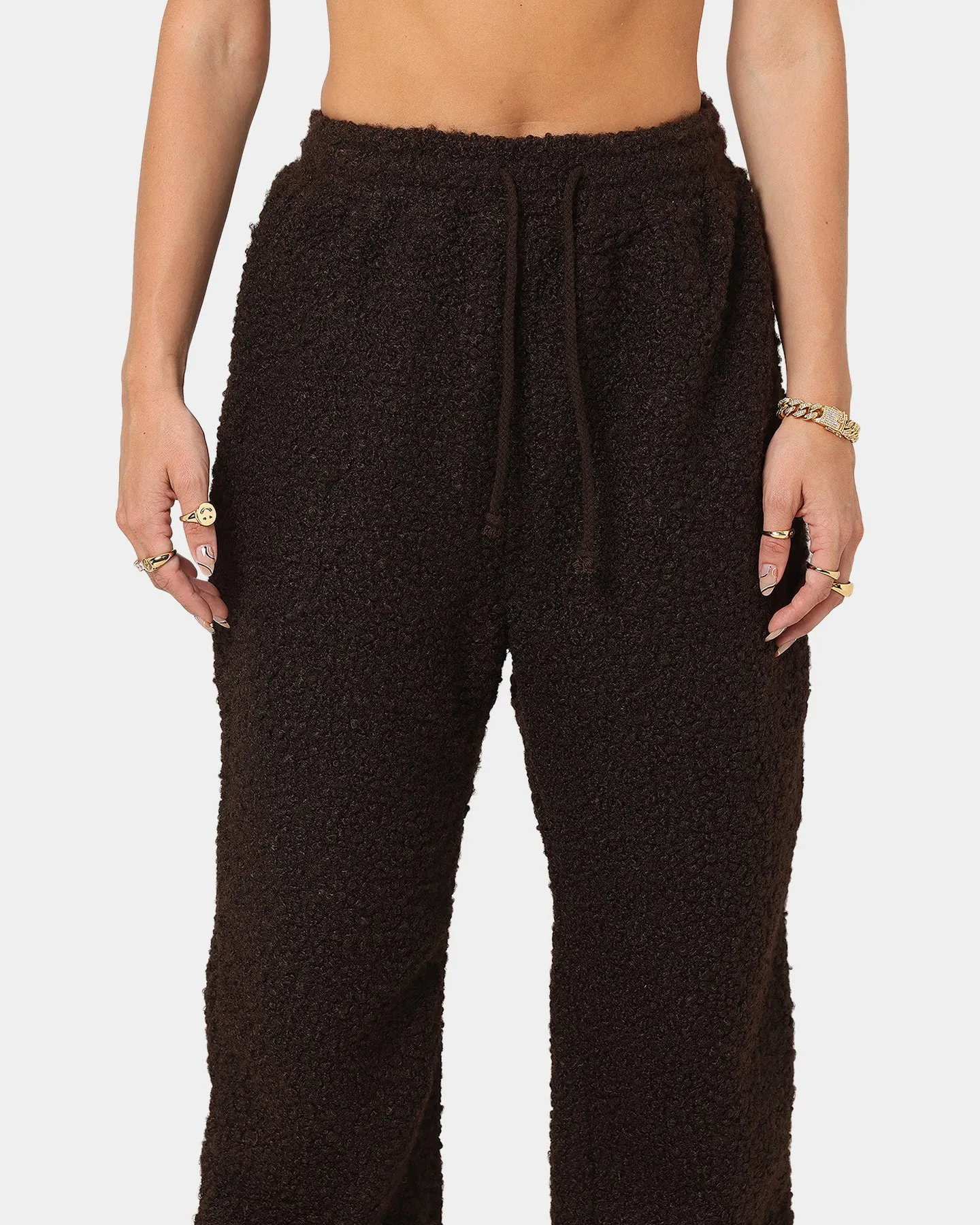 XXIII Women's Saskia Sherpa Track Pants Chocolate